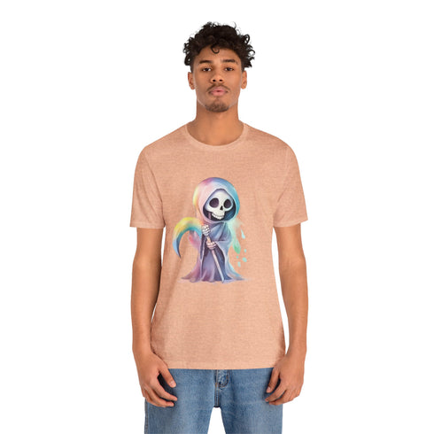 Cute Colorful Reaper - Short Sleeve Tee